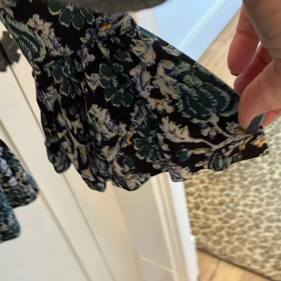 Free People deep V flowy tunic EUC L - Picture 8 of 8